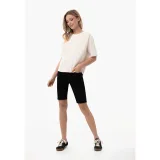 Dámské tričko s krátkým rukávem VOLCANO PERFECT-101-CREAM · záber 4