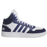 Pánská vycházková obuv ADIDAS Hoops 3.0 Mid cloud white dark blue dark blue · záber 1