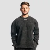 GymBeam Aura Jumper Washed Black - Velikost: S | Barva: čierna | Hmotnost: 0,61 kg | Balení: 28 · záber 7