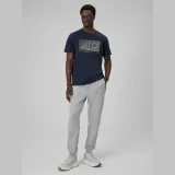 T-shirt regular s potlačou pánsky - tmavomodrý · záber 10