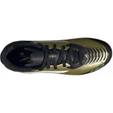 Chlapecké fotbalové kopačky outdoorové ADIDAS F50 League Messi Jr FG gold met cloud white core black · záber 3