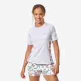 DECATHLON Dámske tričko Kanika s UV ochranou biele M · záber 1