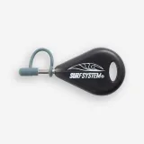 SURFSYSTEM Sada 2 plutvičiek Twin Fish 5"5 FCS1 čierne bez · záber 2