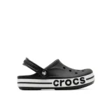 Kroksik (rekreációs cipő) CROCS Bayaband Clog black white · záber 1