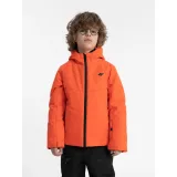 Chlapecká lyžařská bunda 4F JUNIOR TECHNICAL JACKET-JAW23TTJAM298-70S-ORANGE · záber 2