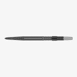 Dart hegy TARGET Swiss Point Swiss DX fémhegy, 26mm fekete · záber 1