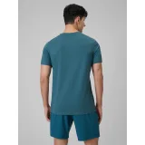 Pánské tréninkové tričko s krátkým rukávem 4F TSHIRT FNK M1786-41M-GREEN MELANGE · záber 4