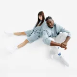 DECATHLON Unisex mikina s okrúhlym výstrihom Elementals modrá XL · záber 2