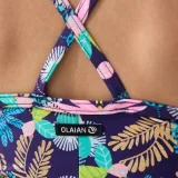 DECATHLON Dievčenské jednodielne plavky June Hanalei 100 7-8 r (123-130 cm) · záber 2
