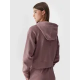 Dámská mikina se zipem 4F SWEATSHIRT-AW23TSWSF0766-83S-BEIGE · záber 4