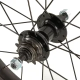 BTWIN Zadné koleso na detský 16" palcový bicykel s voľnobežkou 11 zubov čierne bez · záber 2