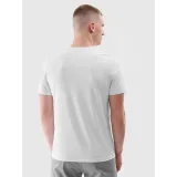 Pánské tréninkové tričko s krátkým rukávem 4F TSHIRT FNK M1343-10S-WHITE · záber 3