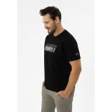 Pánské tričko s krátkým rukávem VOLCANO T-SILVER-BLACK · záber 2