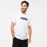 PUMA Pánske bavlnené tričko s krátkym rukávom – biele 2XL · záber 1