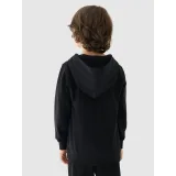 Chlapecká mikina s kapucí 4F JUNIOR SWEATSHIRT-JWMM00TSWSM1292-21S-BLACK · záber 3