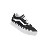 Dámská rekreační obuv VANS WM Ward Platform (Canvas) black white · záber 1