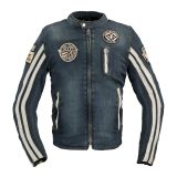 Pánska moto bunda W-TEC Wildone - Veľkosť: S | Farba: Modrá · záber 1