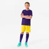 KIPSTA Detský futbalový dres s krátkym rukávom Viralto Club fialový 8-9 r (131-140 cm) · záber 2