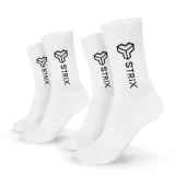 STRIX Essential Crew Socks 2Pack White - Velikost: S | Barva: Biela | Hmotnost: 0,15 kg | Balení: 85 · záber 3