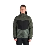 Pánská turistická bunda NORTHFINDER EMERYK-550blackdarkgreen · záber 2