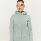 GymBeam Dámská mikina se zipem Limitless Eucalypt - Velikost: XXL | Barva: Zelená | Hmotnost: 0,55 kg | Balení: 34 · záber 1