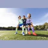 KIPSTA Detský futbalový dres VIRALTO KIDS Boreal tmavomodro-zelený 7-8 r (123-130 cm) · záber 2