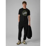 Pánské tričko s krátkým rukávem 4F TSHIRT M2822-20S-DEEP BLACK · záber 4