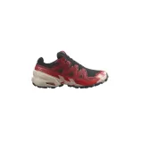 Pánská běžecká trailová obuv SALOMON Speedcross 6 GTX black red dalhia poppy red · záber 2