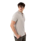 Pánské polo tričko s krátkým rukávem VOLCANO O-CHASE-BEIGE · záber 1