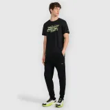 T-shirt regular s potiskem pánský 4F x Robert Lewandowski - černý · záber 2