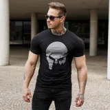 Ultrasoft tričko Iron Aesthetics Skull, B&G · záber 1