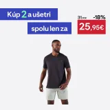 KIPRUN Pánske bežecké tričko Run 500 Dry priedušné čierne XL · záber 1