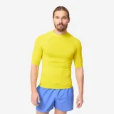 DECATHLON Pánske tričko 100 s UV ochranou neónovo žlté 3XL · záber 1