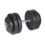 Cementový nakladací činkový set inSPORTline CEM 180+40 cm/30 mm 5-80kg · záber 3