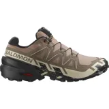 Pánska bežecká trailová obuv SALOMON Speedcross 6 M natural black almond milk · záber 1