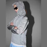 Dámská běžecká bunda Ultralight - šedá · záber 2