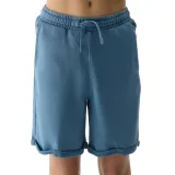 Chlapčenské teplákové kraťasy 4F JUNIOR SHORTS CAS-4FJWSS24TSHOM279-32S-DENIM · záber 1