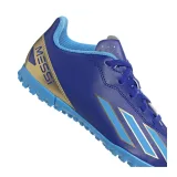 Chlapecké fotbalové kopačky turfy ADIDAS X Crazyfast Messi Jr TF lucid blue blue burst cloud white · záber 5