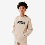 PUMA Chlapčenská mikina na cvičenie béžová 5-6 r (116 cm) · záber 1