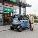 Elektrická trojkolka so strechou W-TEC Tukago - 25 km/h • až 50km dojazd • bez vodičského preukazu · záber 5