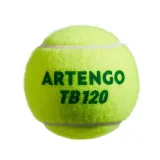 ARTENGO Tenisové loptičky TB120 zelené 3 ks bez · záber 2